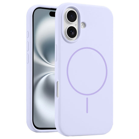 EIDERWOOD iPhone 16 Plus Silikone Cover - MagSafe Kompatibel - Lilla