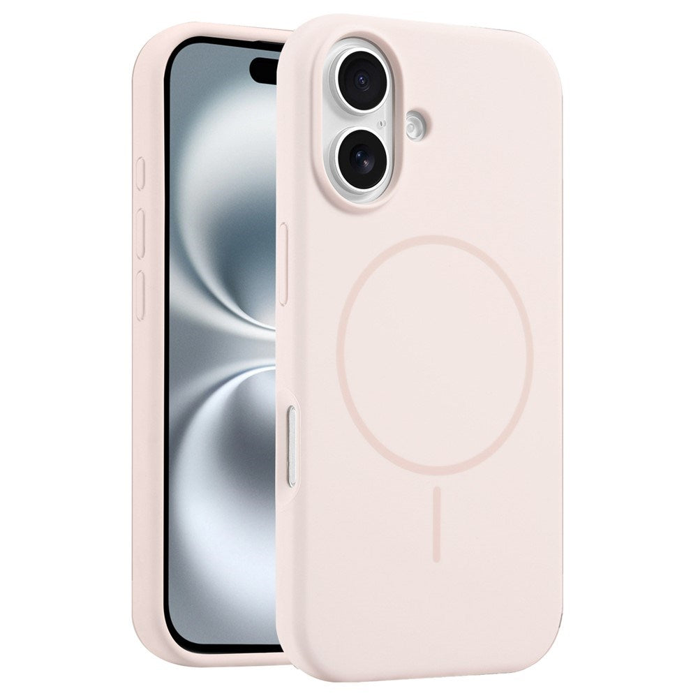 EIDERWOOD iPhone 16 Plus Silikone Cover - MagSafe Kompatibel - Lyserød