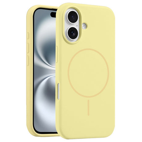 EIDERWOOD iPhone 16 Plus Silikone Cover - MagSafe Kompatibel - Gul
