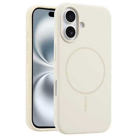 EIDERWOOD iPhone 16 Plus Silikone Cover - MagSafe Kompatibel - Beige