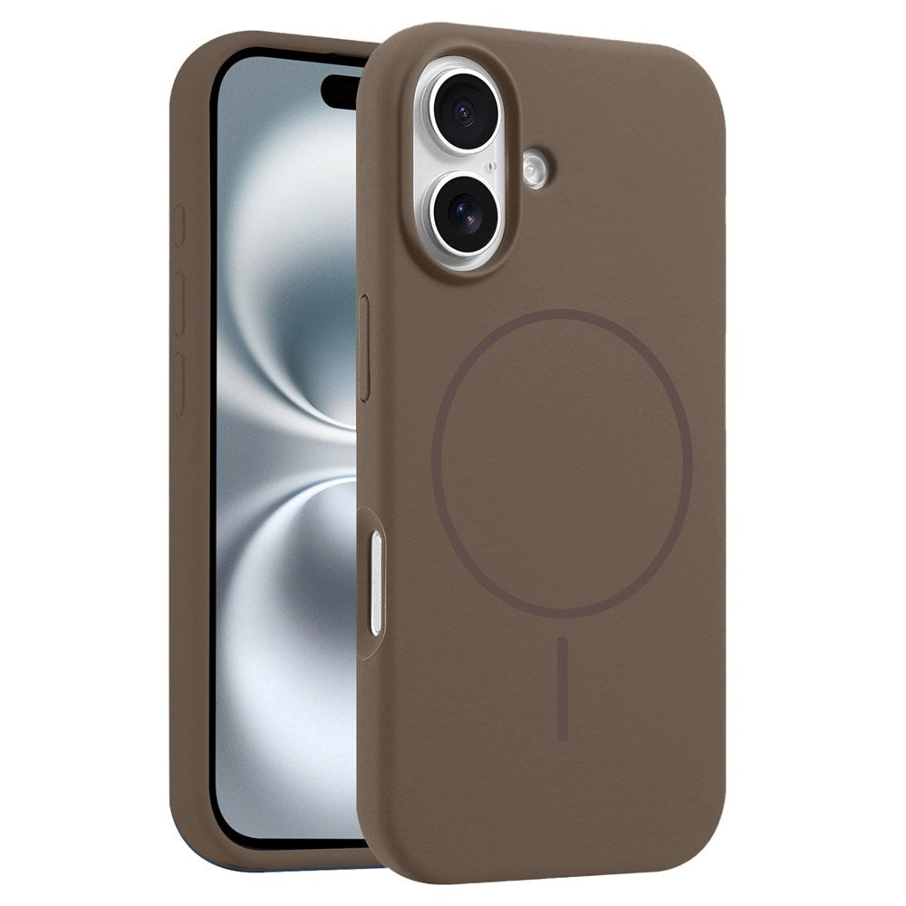 EIDERWOOD iPhone 16 Plus Silikone Cover - MagSafe Kompatibel - Brun