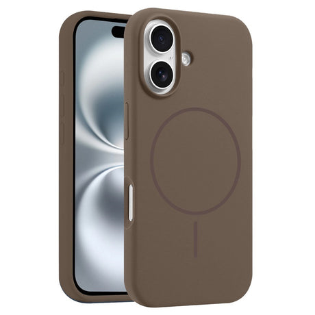 EIDERWOOD iPhone 16 Plus Silikone Cover - MagSafe Kompatibel - Brun
