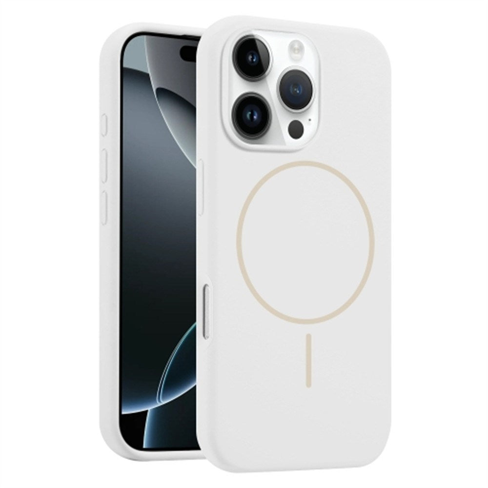 EIDERWOOD iPhone 16 Pro Silikone Cover - MagSafe Kompatibel - Hvid