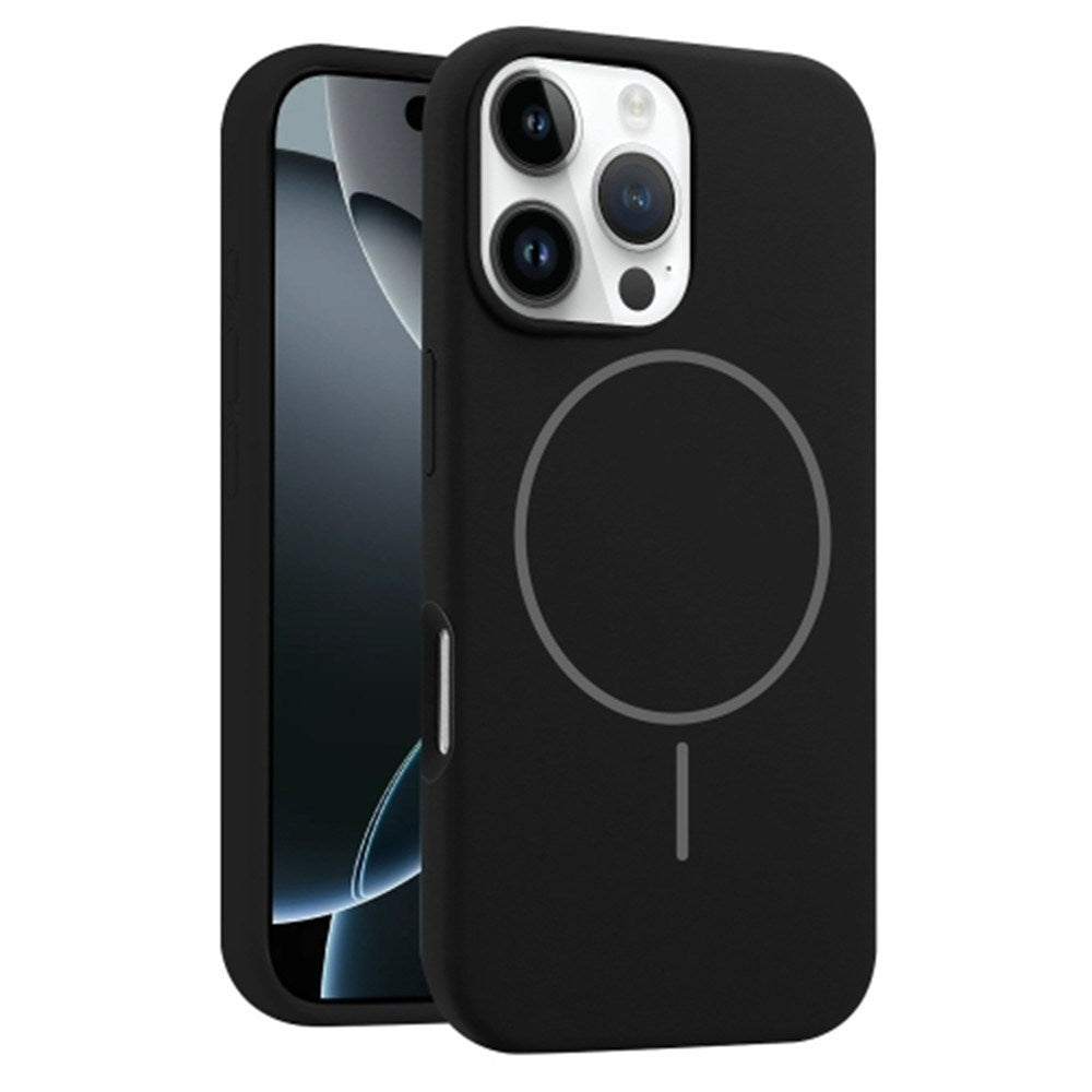 EIDERWOOD iPhone 16 Pro Silikone Cover - MagSafe Kompatibel - Sort