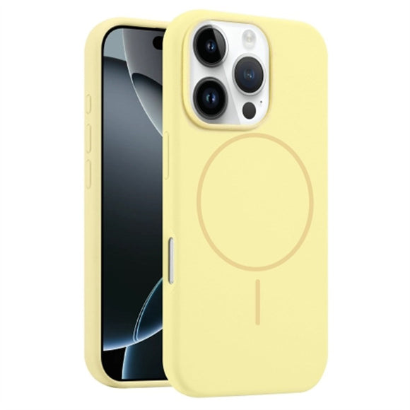 EIDERWOOD iPhone 16 Pro Silikone Cover - MagSafe Kompatibel - Gul