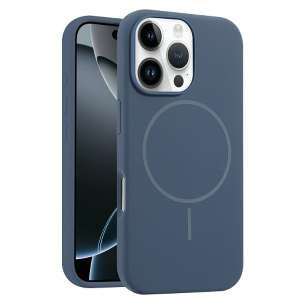EIDERWOOD iPhone 16 Pro Max Silikone Cover - MagSafe Kompatibel - Mørkeblå