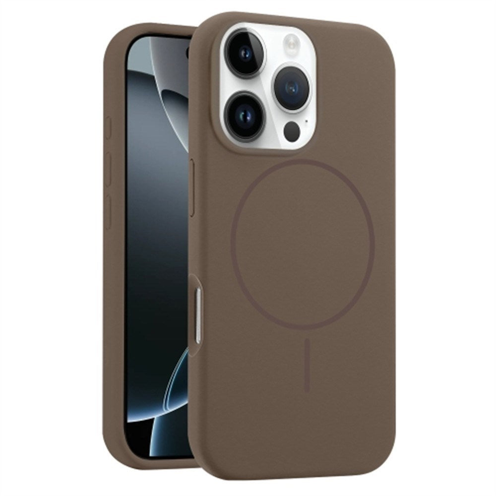 EIDERWOOD iPhone 16 Pro Max Silikone Cover - MagSafe Kompatibel - Brun