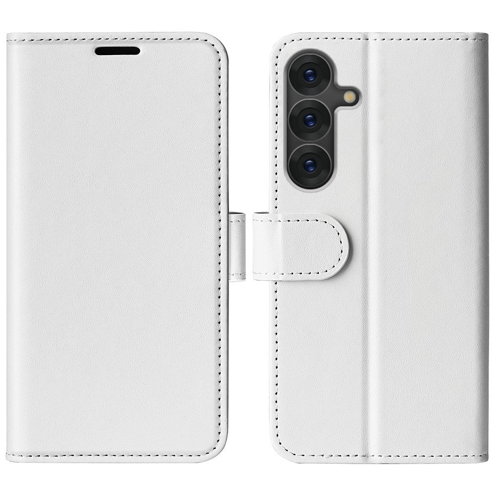 EIDERWOOD Samsung Galaxy S25+ (Plus) Kunstlæder Flip Cover m. Kortholder & Ståfunktion - Hvid