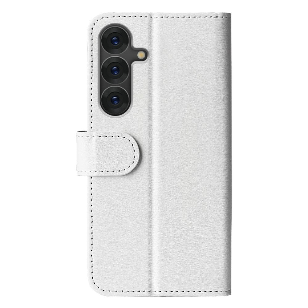 EIDERWOOD Samsung Galaxy S25+ (Plus) Kunstlæder Flip Cover m. Kortholder & Ståfunktion - Hvid