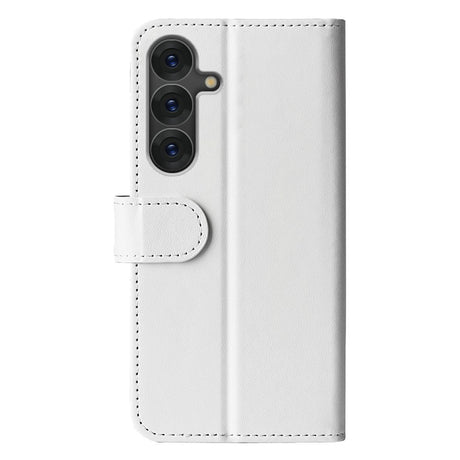 EIDERWOOD Samsung Galaxy S25+ (Plus) Kunstlæder Flip Cover m. Kortholder & Ståfunktion - Hvid