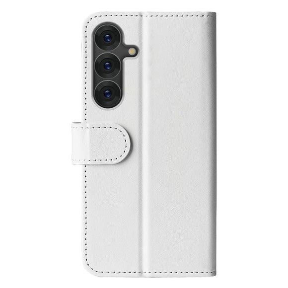 EIDERWOOD Samsung Galaxy S25+ (Plus) Kunstlæder Flip Cover m. Kortholder & Ståfunktion - Hvid