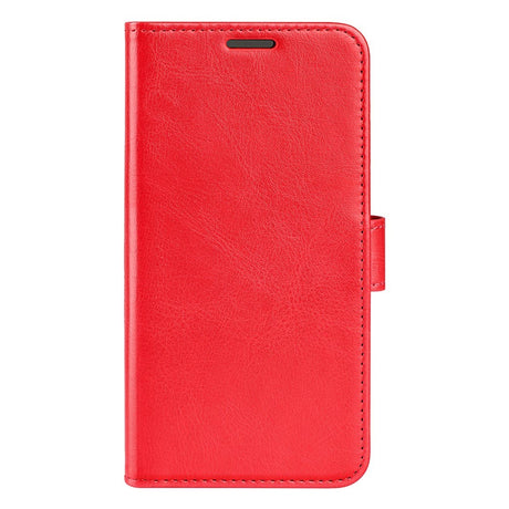 EIDERWOOD Samsung Galaxy S25+ (Plus) Kunstlæder Flip Cover m. Kortholder & Ståfunktion - Rød