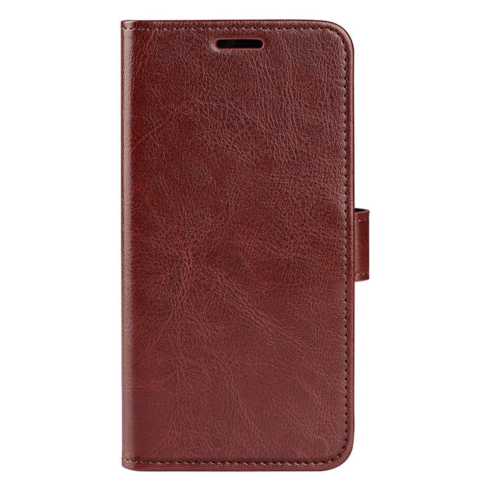 EIDERWOOD Samsung Galaxy S25 Kunstlæder Flip Cover m. Kortholder & Ståfunktion - Brun