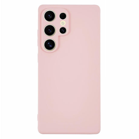 EIDERWOOD Samsung Galaxy S25 Ultra Fleksibelt Plast Shockproof Cover - Lyserød