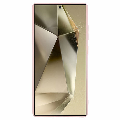 EIDERWOOD Samsung Galaxy S25 Ultra Fleksibelt Plast Shockproof Cover - Lyserød