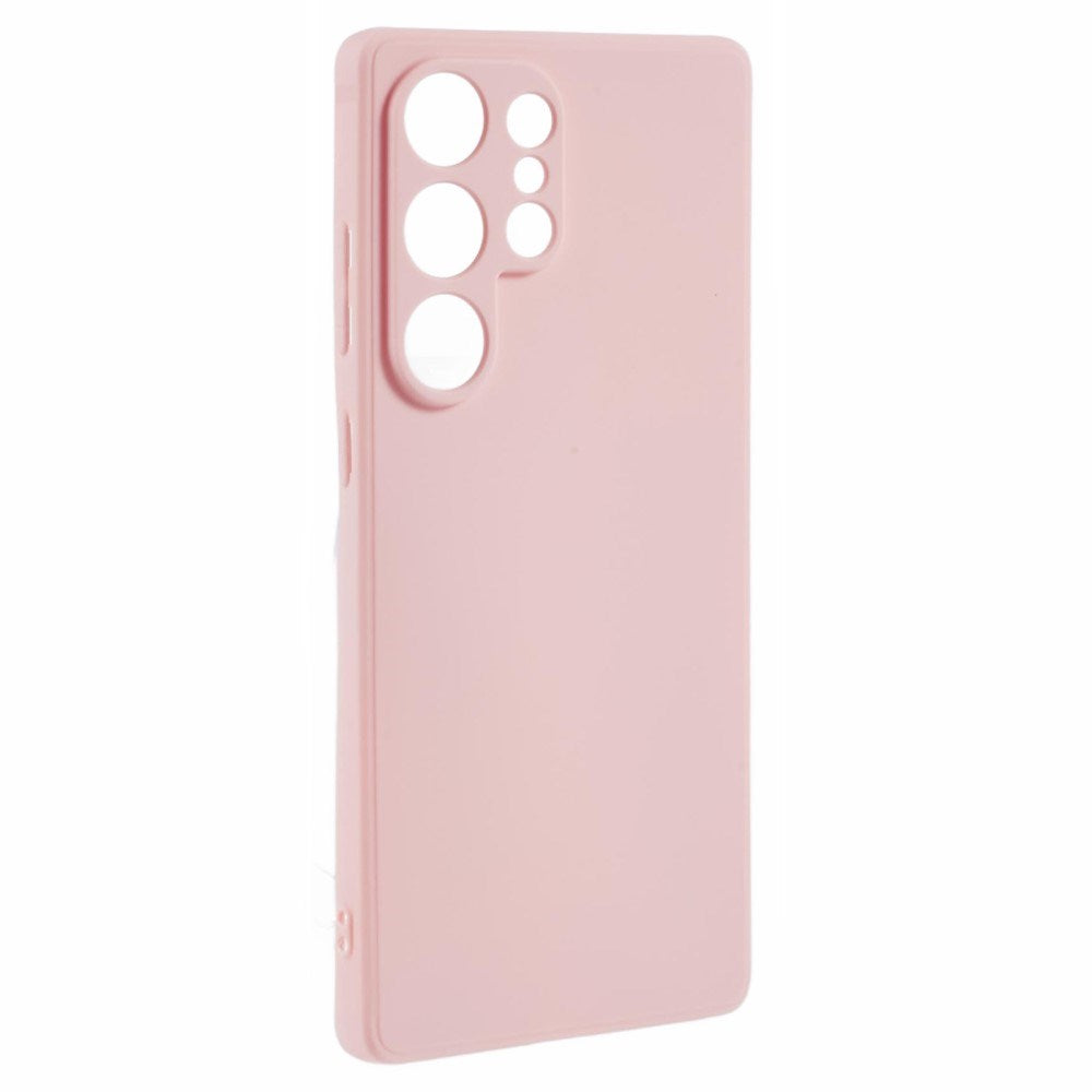 EIDERWOOD Samsung Galaxy S25 Ultra Fleksibelt Plast Shockproof Cover - Lyserød