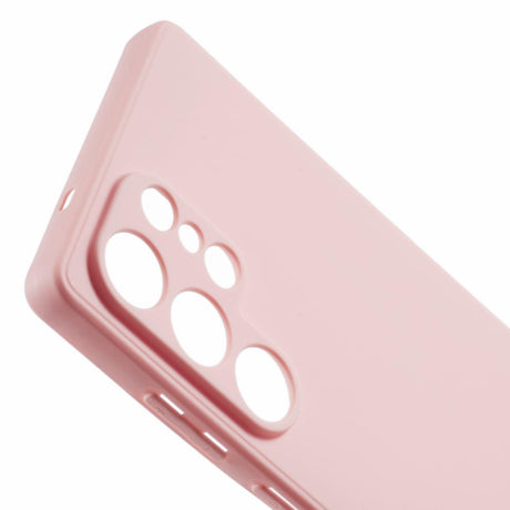EIDERWOOD Samsung Galaxy S25 Ultra Fleksibelt Plast Shockproof Cover - Lyserød