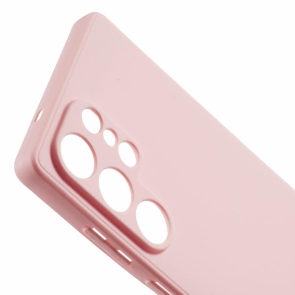 EIDERWOOD Samsung Galaxy S25 Ultra Fleksibelt Plast Shockproof Cover - Lyserød