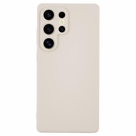 EIDERWOOD Samsung Galaxy S25 Ultra Fleksibelt Plast Shockproof Cover - Hvid