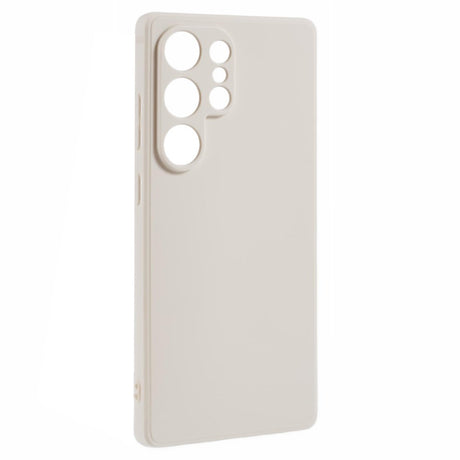 EIDERWOOD Samsung Galaxy S25 Ultra Fleksibelt Plast Shockproof Cover - Hvid