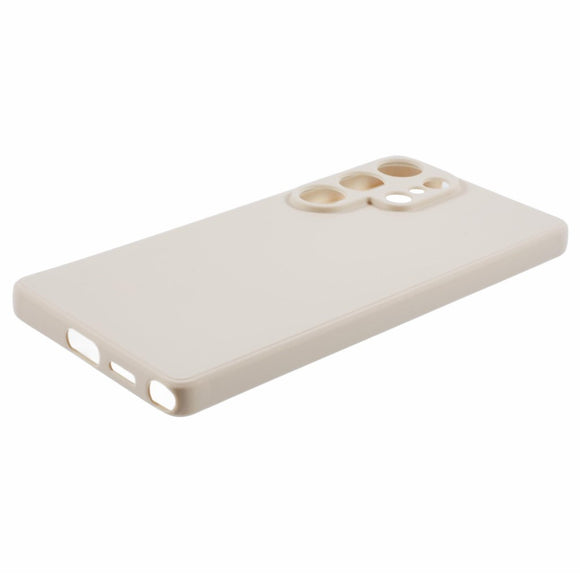 EIDERWOOD Samsung Galaxy S25 Ultra Fleksibelt Plast Shockproof Cover - Hvid