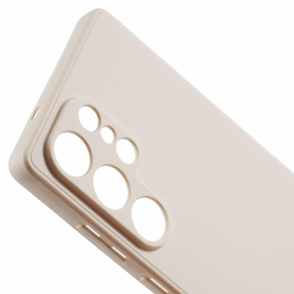 EIDERWOOD Samsung Galaxy S25 Ultra Fleksibelt Plast Shockproof Cover - Hvid