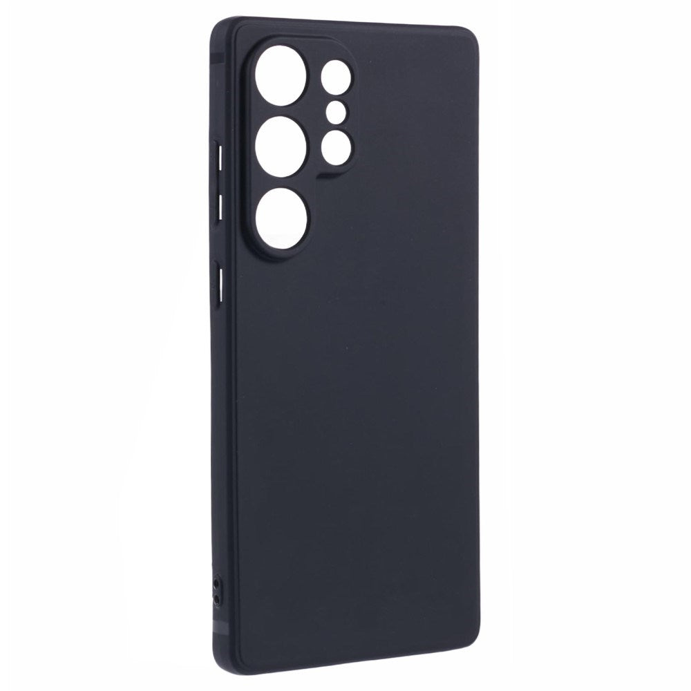 EIDERWOOD Samsung Galaxy S25 Ultra Fleksibelt Plast Shockproof Cover - Sort