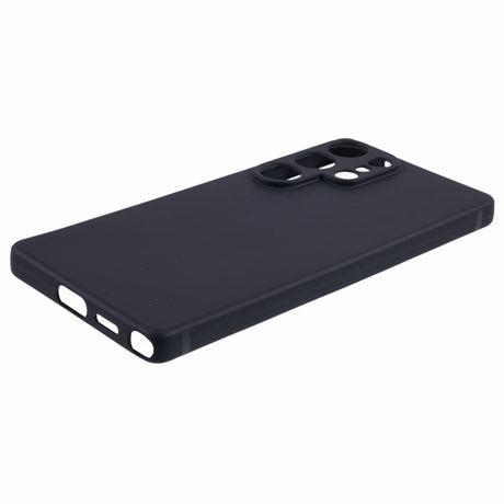 EIDERWOOD Samsung Galaxy S25 Ultra Fleksibelt Plast Shockproof Cover - Sort