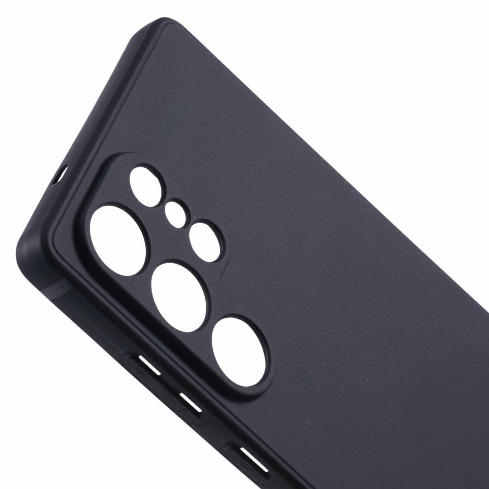 EIDERWOOD Samsung Galaxy S25 Ultra Fleksibelt Plast Shockproof Cover - Sort