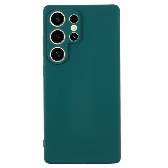EIDERWOOD Samsung Galaxy S25 Ultra Fleksibelt Plast Shockproof Cover - Mørkegrøn