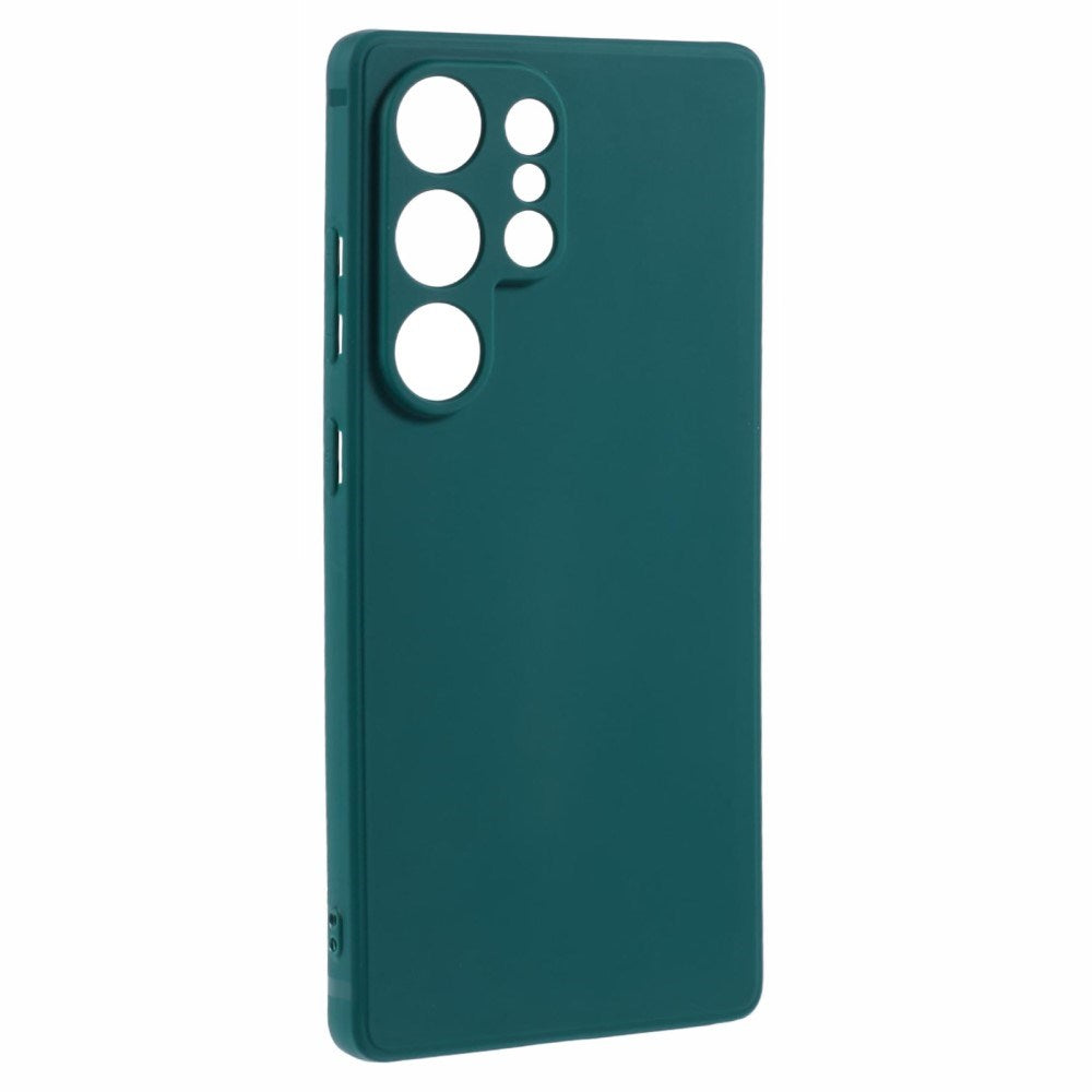 EIDERWOOD Samsung Galaxy S25 Ultra Fleksibelt Plast Shockproof Cover - Mørkegrøn