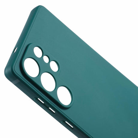 EIDERWOOD Samsung Galaxy S25 Ultra Fleksibelt Plast Shockproof Cover - Mørkegrøn