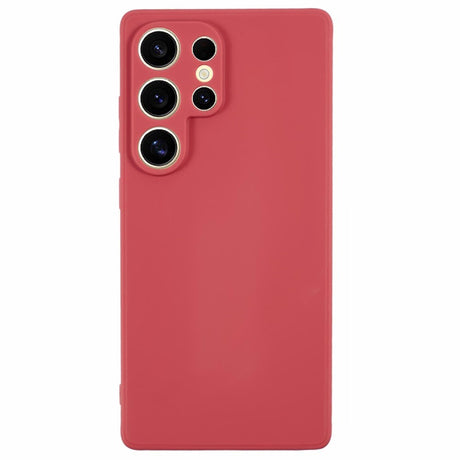 EIDERWOOD Samsung Galaxy S25 Ultra Fleksibelt Plast Shockproof Cover - Rød