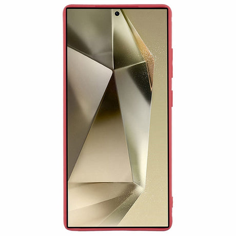 EIDERWOOD Samsung Galaxy S25 Ultra Fleksibelt Plast Shockproof Cover - Rød