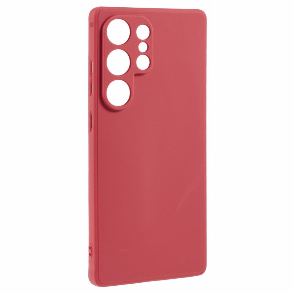 EIDERWOOD Samsung Galaxy S25 Ultra Fleksibelt Plast Shockproof Cover - Rød
