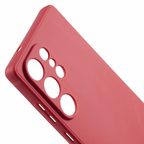 EIDERWOOD Samsung Galaxy S25 Ultra Fleksibelt Plast Shockproof Cover - Rød