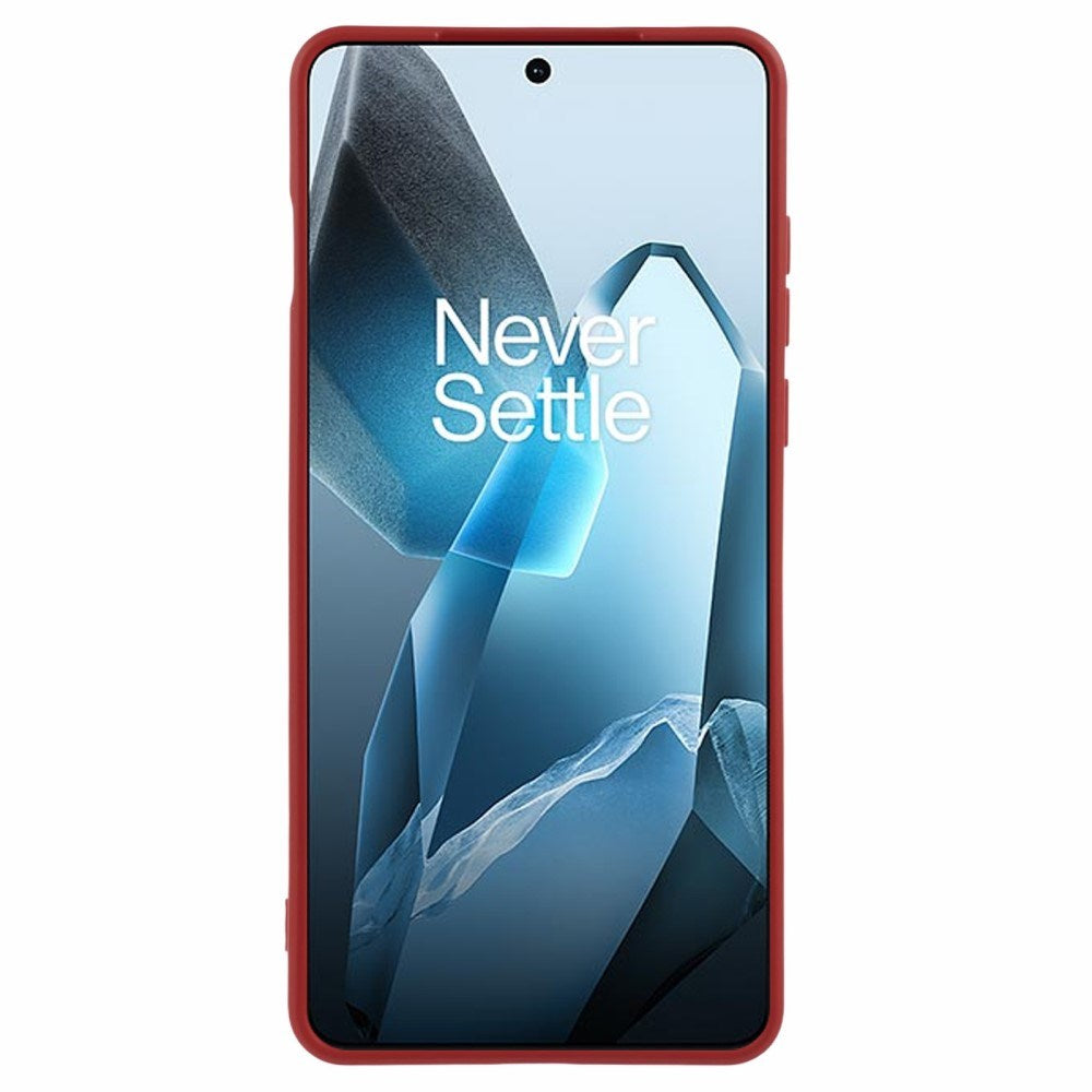 EIDERWOOD OnePlus 13 Foret Fleksibelt Plast Cover - Mørkerød