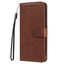 EIDERWOOD Google Pixel 9a Kunstlæder Flip Cover m. Kortholder & Strop - Brun