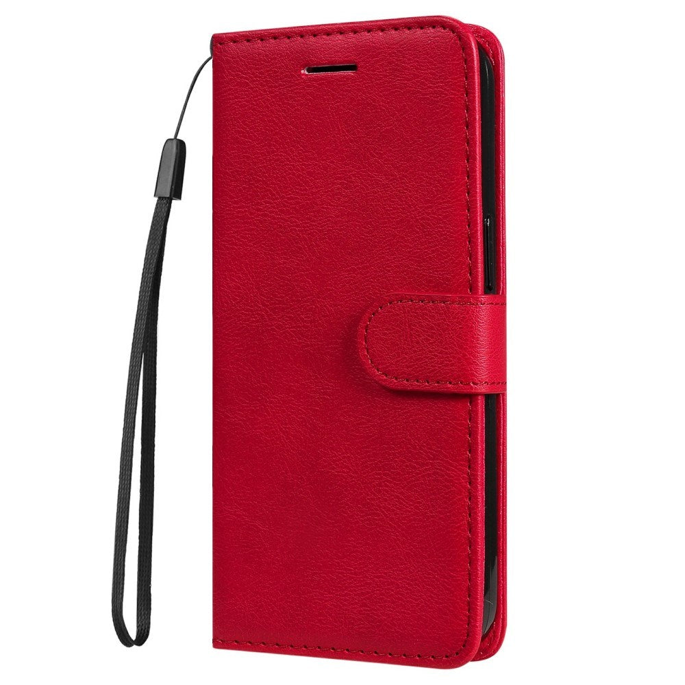 EIDERWOOD Google Pixel 9a Kunstlæder Flip Cover m. Kortholder & Strop - Rød