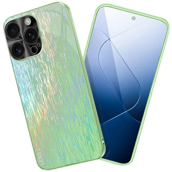 EIDERWOOD iPhone 16 Pro Max Reflekterende Hårdt Plastik Cover - Grøn