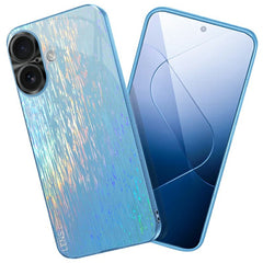 EIDERWOOD iPhone 16 Reflekterende Hårdt Plastik Cover - Blå