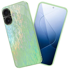 EIDERWOOD iPhone 16 Reflekterende Hårdt Plastik Cover - Grøn