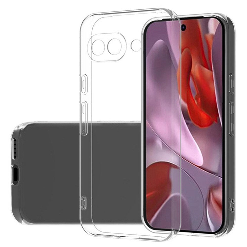 EIDERWOOD Google Pixel 9a Fleksibelt Plastik Bagside Cover - Gennemsigtig