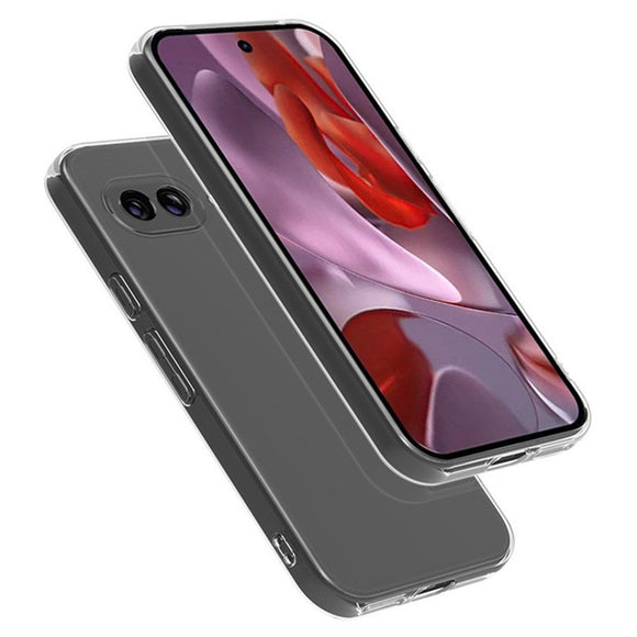 EIDERWOOD Google Pixel 9a Fleksibelt Plastik Bagside Cover - Gennemsigtig