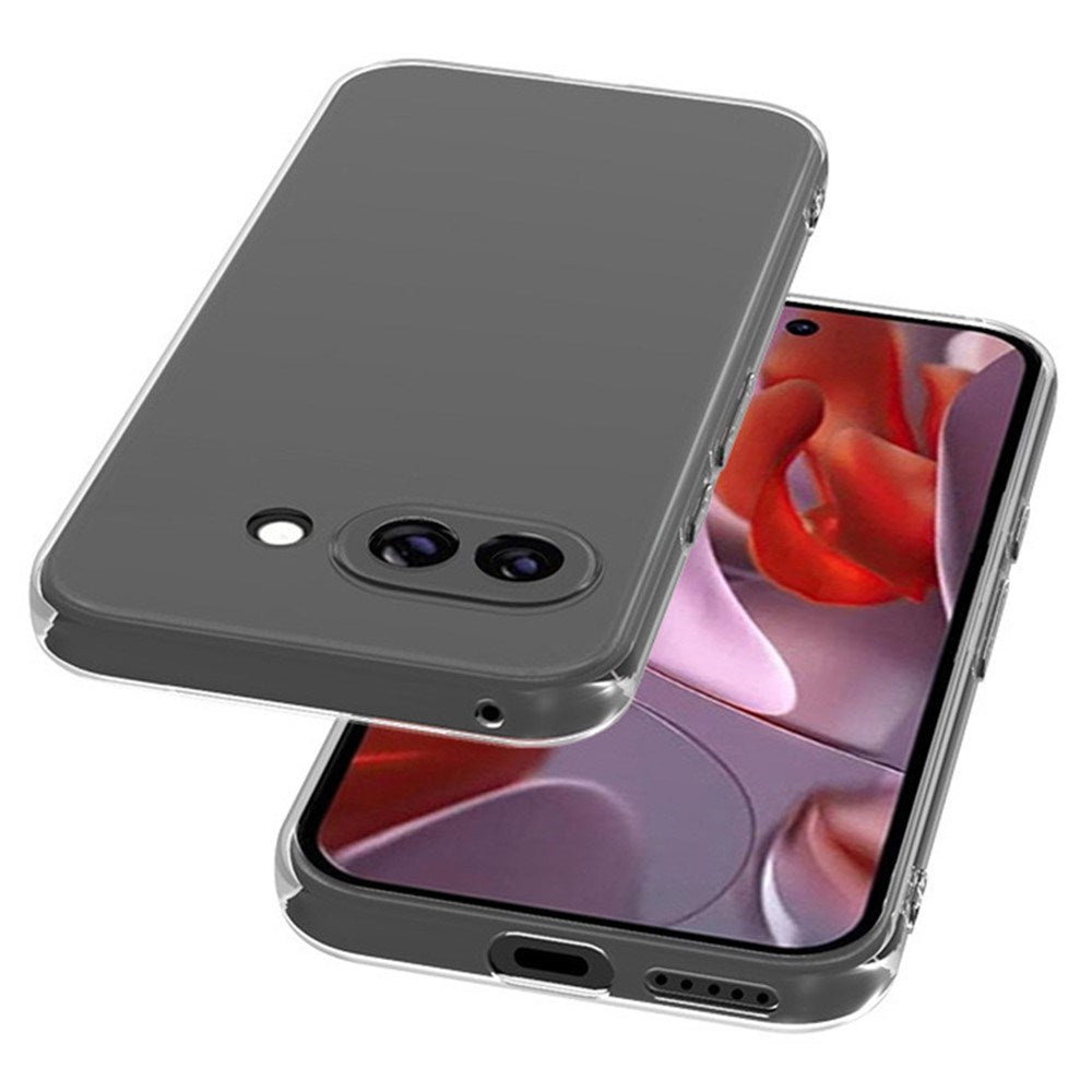 EIDERWOOD Google Pixel 9a Fleksibelt Plastik Bagside Cover - Gennemsigtig