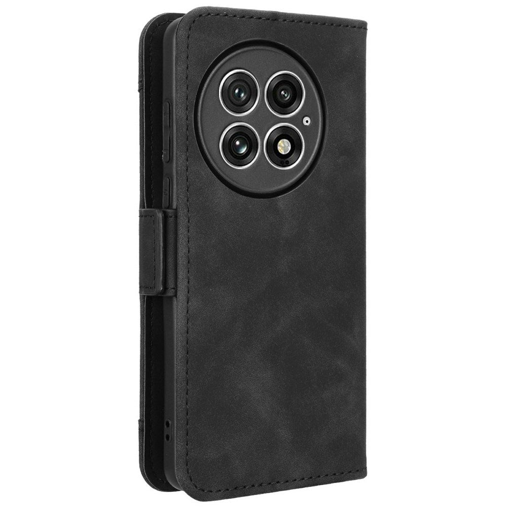 EIDERWOOD OnePlus 13 Kunstlæder Cover m. Ståfunktion & Ekstra Kortholder - Sort