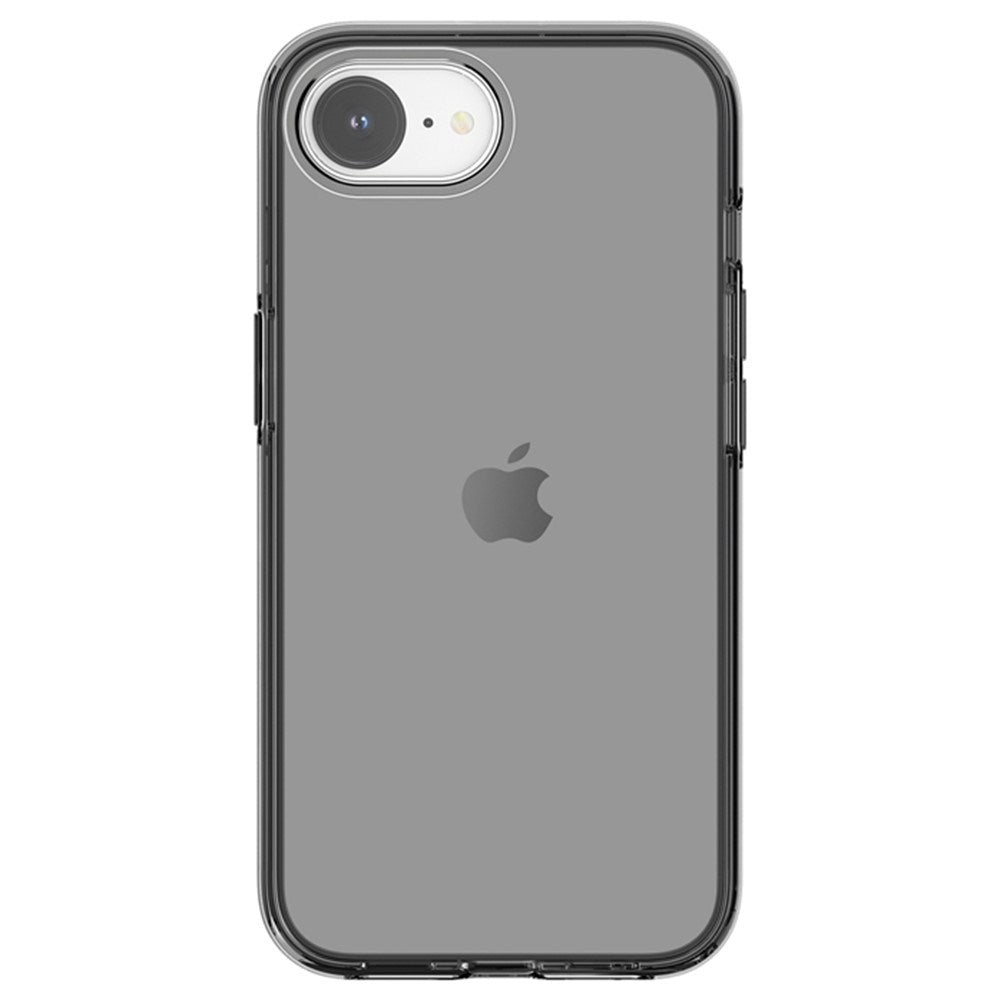 EIDERWOOD iPhone 17e / 16e Hybrid Plastik Cover - Gennemsigtig / Sort