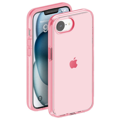 EIDERWOOD iPhone 17e / 16e Hybrid Plastik Cover - Gennemsigtig / Lyserød
