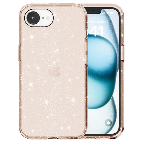 EIDERWOOD iPhone 17e / 16e Hybrid Glitter Plastik Cover - MagSafe Kompatibel - Guld