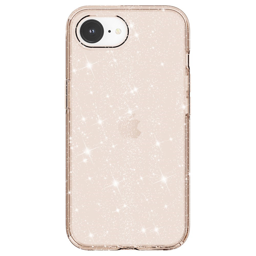 EIDERWOOD iPhone 17e / 16e Hybrid Glitter Plastik Cover - MagSafe Kompatibel - Guld